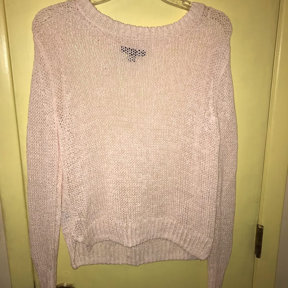 Ann Taylor Pink Knit Sweater